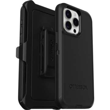 OtterBox Defender Case for iPhone 15 Pro MAX - Rugged & Durable