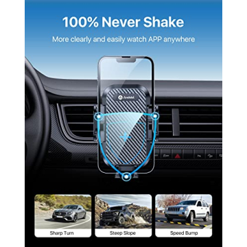 Sturdy Andobil Car Phone Holder with Metal Clip