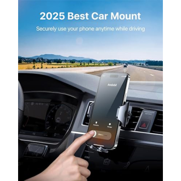 Sturdy Andobil Car Phone Holder with Metal Clip