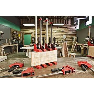 JET 50-Inch Woodworking Parallel Clamp with 1000 Lbs Pressure