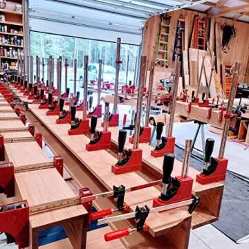 JET 50-Inch Woodworking Parallel Clamp with 1000 Lbs Pressure