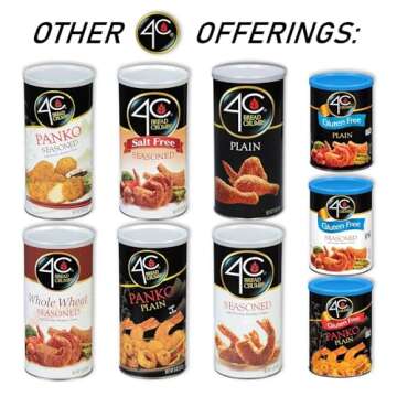 4C Premium Panko Bread Crumbs - Crispy, Flavorful, Gluten-Free