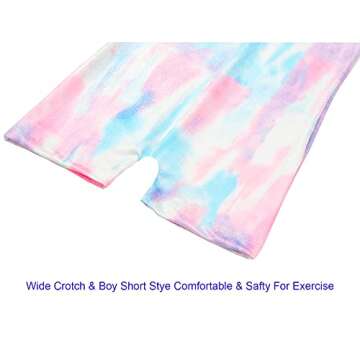 Domusgo Leotards for Girls Sparkly Tie Dye Unitards