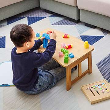 Bamboo Multi-Tasking Laptop Bed Tray for Home Use