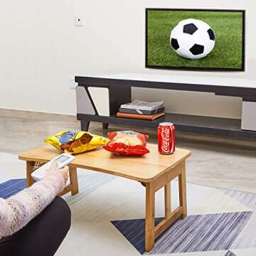 Bamboo Multi-Tasking Laptop Bed Tray for Home Use