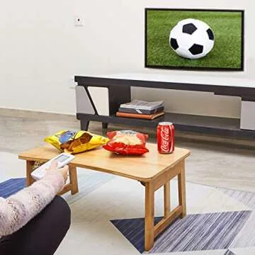 Bamboo Multi-Tasking Laptop Bed Tray for Home Use