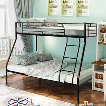 Giantex Twin over Full Bunk Bed for Teens and Kids