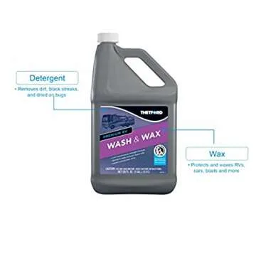 Thetford Premium RV Wash and Wax - 1 Gallon Detergent