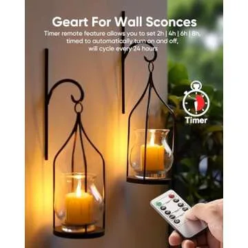 Homemory Rechargeable Flameless Candles with Timer Remote, 2" x 2" Realistic Battery Operated LED Votive Tea Lights, 6Pack Electric Fake Candle in Warm White (USB Charging Cable Included)