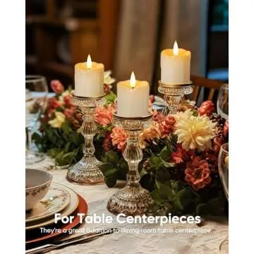 Homemory Rechargeable Flameless Candles with Timer Remote, 2" x 2" Realistic Battery Operated LED Votive Tea Lights, 6Pack Electric Fake Candle in Warm White (USB Charging Cable Included)