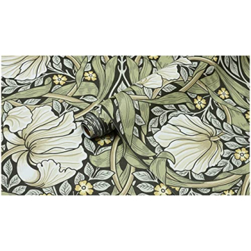 Peel and Stick Vintage Floral Wallpaper by HAOKHOME