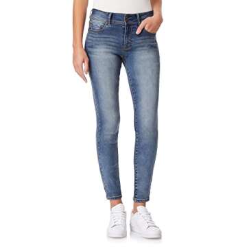 WallFlower Women's Ultra Skinny Mid-Rise Insta Soft Juniors Jeans (Standard and Plus), Lucy, 11 Long