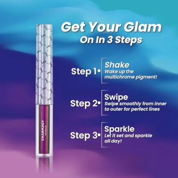 CHARMACY Chameleon Glitter Liquid Eyeliner - Color Shift Magic
