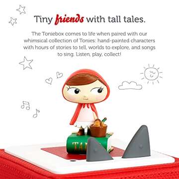 Tonies Favorite Tales: Red Riding Hood & Other Fairy Tales Audio Toy Figurine, narrated by Celebrity...