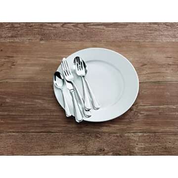 Mikasa Virtuoso 20 Piece Stainless Steel Flatware Set, Service For 4