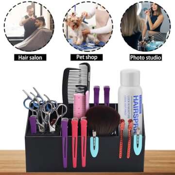 Noverlife Hair Scissors Large Storage Box, Shear Holder for Hair Salon, Scissor Holder, Hairdressing...