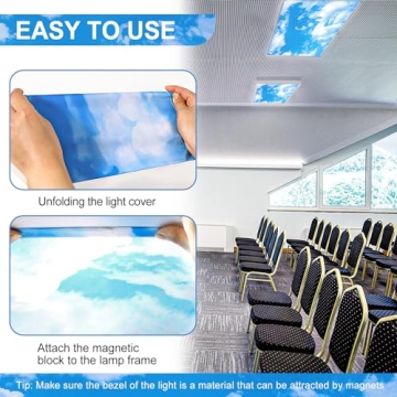 Aheroi Light Covers - 8 Pcs 2x4 Feet Magnetic Filters