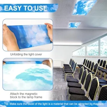 Aheroi Light Covers - 8 Pcs 2x4 Feet Magnetic Filters