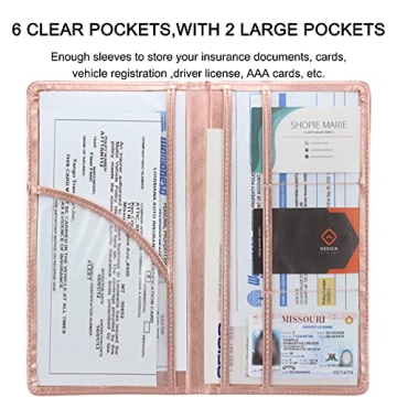 Stylish LumiMokki Car Registration & Insurance Holder