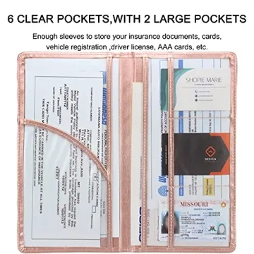 Stylish LumiMokki Car Registration & Insurance Holder