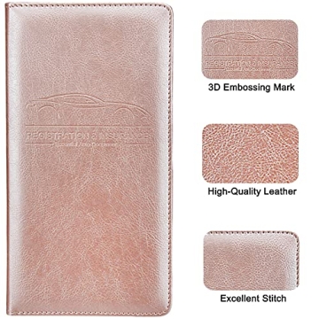 Stylish LumiMokki Car Registration & Insurance Holder