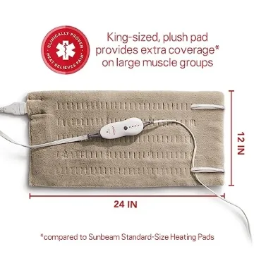 Sunbeam Premium Heating Pad for Efficient Muscle Relief