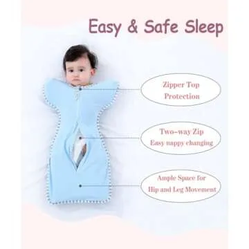 Bycc Bynn Swaddle Sack for Baby Comfort & Sleep