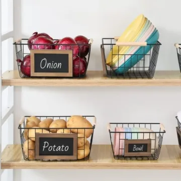 Versatile Wire Baskets for Smart Home Organization