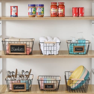 Versatile Wire Baskets for Smart Home Organization
