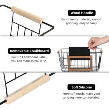 Versatile Wire Baskets for Smart Home Organization