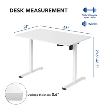 FLEXISPOT Quick Install Electric Height Adjustable Desk