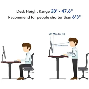 FLEXISPOT Quick Install Electric Height Adjustable Desk