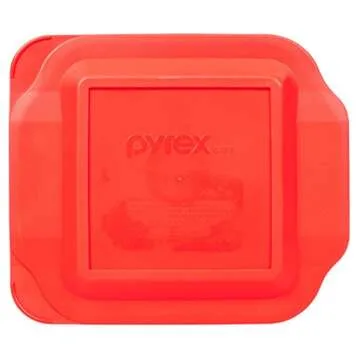 Durable Pyrex 8-Inch Square Baking Dish and Lid