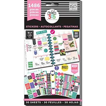 Create 365 Happy Planner Sticker Bundle - 3315 Stickers