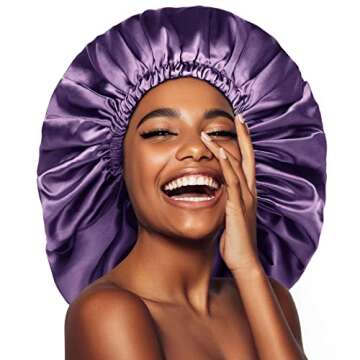 YANIBEST Satin Bonnet for Comfortable Hair Care