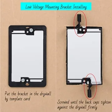 Wi4You Brush Wall Plate for Low Voltage Cable Management