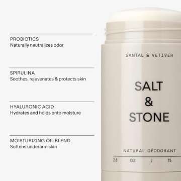 Salt & Stone Natural Deodorant + Hand Cream Bundle | Santal & Vetiver