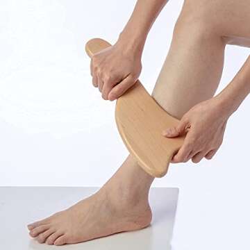 Cococar Wooden Lymphatic Drainage Massager for Pain Relief