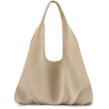 NIUEIMEE ZHOU Hobo Handbags for Women - Eco-Friendly Vegan Leather Tote