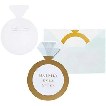 C.R. Gibson Handmade Engagement & Wedding Cards 3pc Set