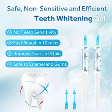 EZGO Teeth Whitening Gel Refills for Sensitive Teeth
