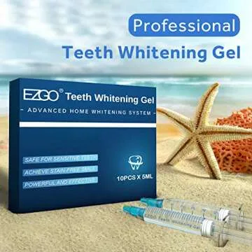 EZGO Teeth Whitening Gel Refills for Sensitive Teeth