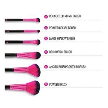 BH Cosmetics Metallic Pink 14 Piece Brush Set