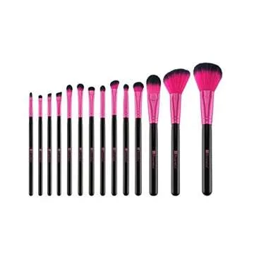 BH Cosmetics Metallic Pink 14 Piece Brush Set