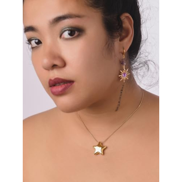 Sarina Y2K Gold-tone Star Necklace Perfect for Any Occasion