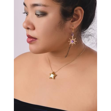 Sarina Y2K Gold-tone Star Necklace Perfect for Any Occasion