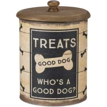 Rustic Treat Tin Set - 2-Piece, Brown & Black