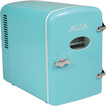 Compact RCA Refrigerator - Perfect for Drinks and Skincare
