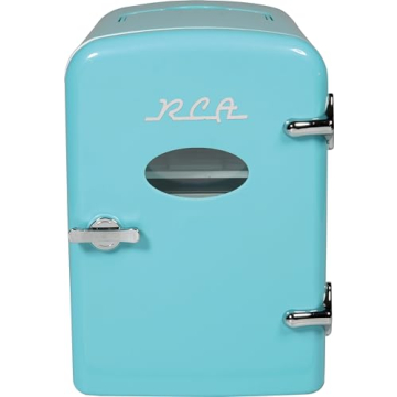 Compact RCA Refrigerator - Perfect for Drinks and Skincare