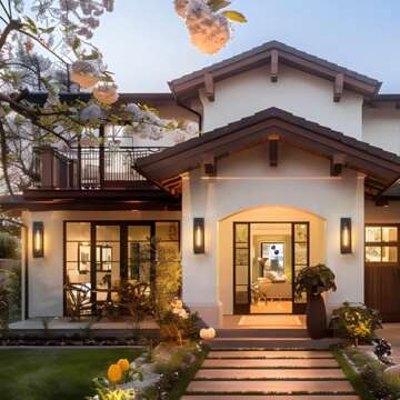 CRIRY Large Outdoor Exterior Wall Lights for House 2-Pack, 15.8'' Waterproof Matte Black Front Porch Lights, Rectangular Outdoor Wall Sconce Lantern for Patio Entryway Garage, Bulb Not Included